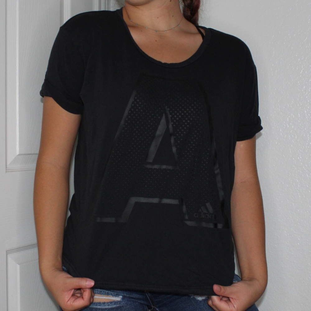 Adidas black T-shirt
